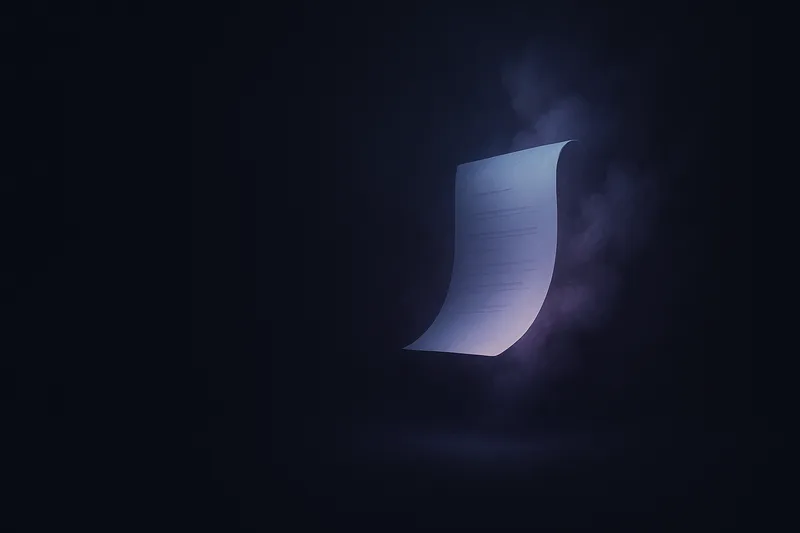 Document Dreams: Responsibility, Identity, and the Power of Paper